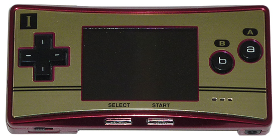 【中古】任天堂　ゲームボーイミクロ ファミコンカラー　OXY-S-GA