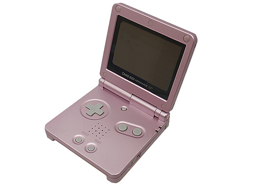 【中古】任天堂　ゲームボーイアドバンスSP パールピンク　本体のみ