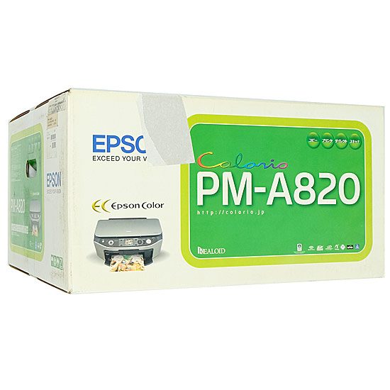 【新品】【新品訳あり(箱きず・やぶれ)】 EPSON製　マルチフォトカラリオ PM-A820　複合機