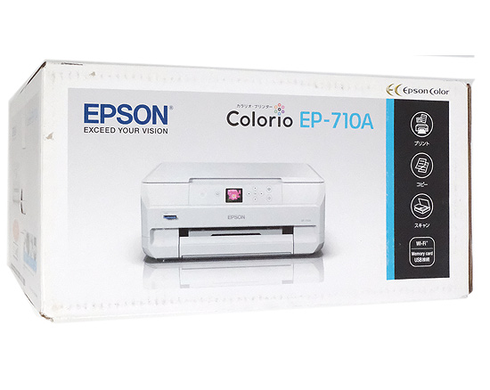 【新品】【新品訳あり(箱きず・やぶれ)】 EPSON製 マルチフォトカラリオ EP-710A 複合機