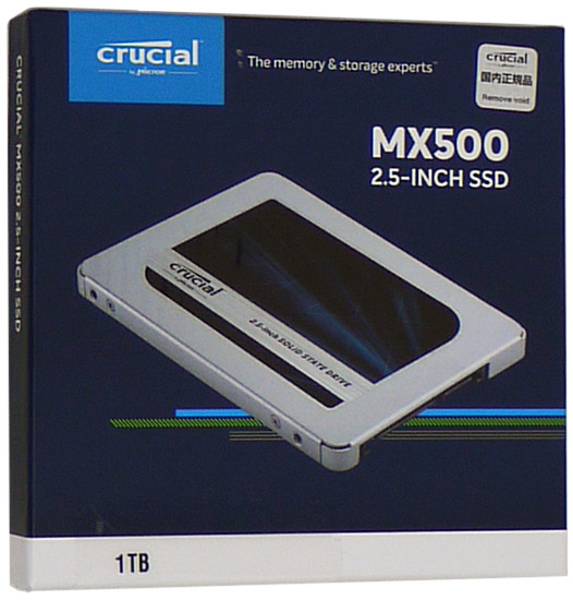 【新品】crucial　2.5インチ 内蔵型 SSD MX500 CT1000MX500SSD1/JP　1TB