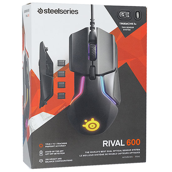 【新品】SteelSeries　ゲーミングマウス Rival 600