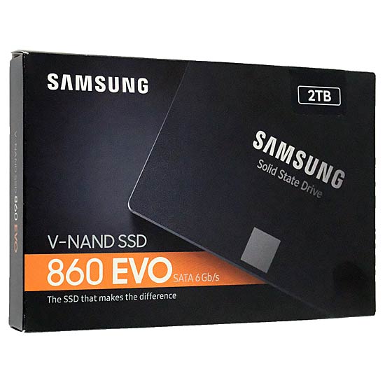 【新品】SAMSUNG 2.5インチ SSD 860 EVO MZ-76E2T0B/IT 2TB