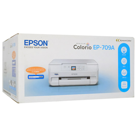 【新品】【新品(開封のみ・箱きず・やぶれ)】 EPSON製 マルチフォトカラリオ EP-709A 複合機