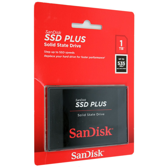 【新品】SANDISK　2.5インチSATA SSD PLUS 1TB　SDSSDA-1T00-G26