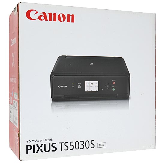 【新品】【新品訳あり(箱きず・やぶれ)】 Canon製 インクジェット複合機 PIXUS TS5030S ブラック