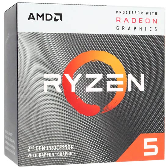 【新品】AMD Ryzen 5 3400G YD3400C5M4MFH 3.7GHz SocketAM4