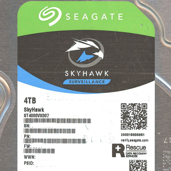 【新品】SEAGATE製HDD　ST4000VX007　4TB SATA600