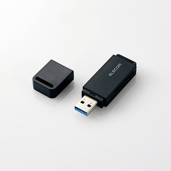 【新品】ELECOM　USB3.0対応メモリカードリーダ　MR3-D011BK　USB 34in1 ブラック