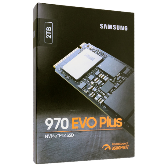 【新品】【新品訳あり(箱きず・やぶれ)】 SAMSUNG製 SSD　970 EVO Plus MZ-V7S2T0B/IT　2TB