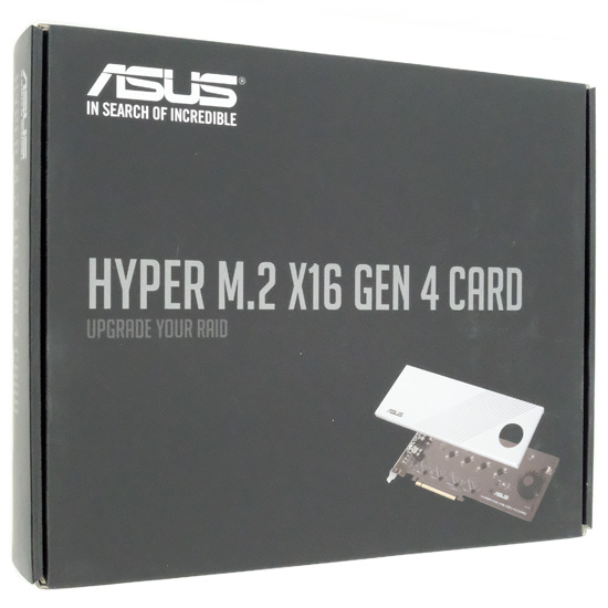 【新品】ASUS　HYPER M.2 X16 GEN 4 Card [M.2]