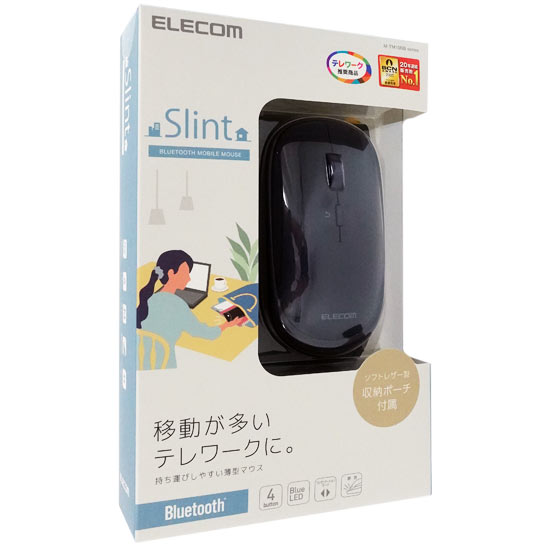 【新品】ELECOM　Bluetooth4.2対応 BlueLEDマウス M-TM10BBBU　ブルー