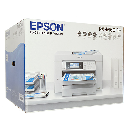 【新品】EPSON製　A3ビジネスインクジェットFAX複合機　PX-M6011F
