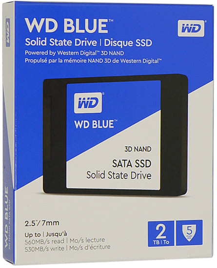 【新品】Western Digital製 SSD　WD Blue 3D NAND SATA WDS200T2B0A　2TB