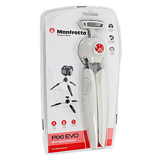【新品】Manfrotto　PIXI EVO ミニ三脚 MTPIXIEVO-WH　ホワイト