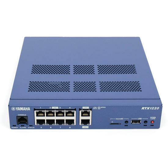 【新品】YAMAHA製 ギガアクセスVPNルーター　RTX1220
