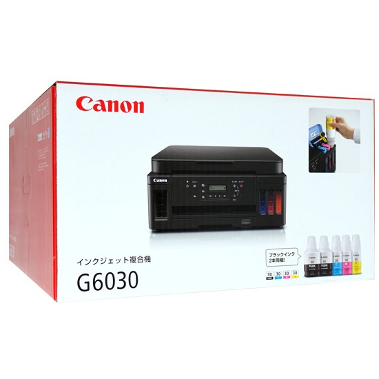 【新品】Canon製　A4インクジェット複合機　G6030　ブラック