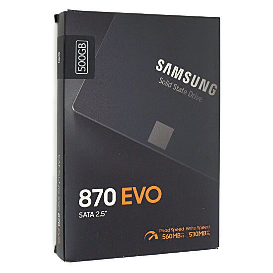 【新品】SAMSUNG　2.5インチ SSD　870 EVO MZ-77E500B/EC　500GB