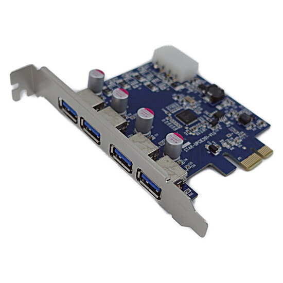 【新品】玄人志向　インターフェースカード USB3.0RA-P4-PCIE　USB3.0