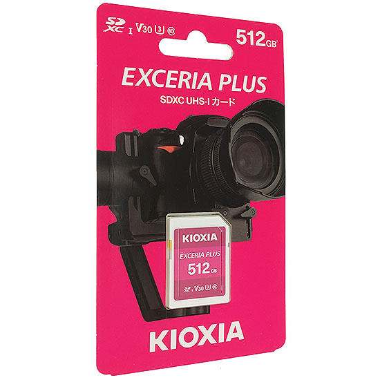 【新品】キオクシア　SDXCメモリーカード EXCERIA PLUS　KSDH-A512G　512GB