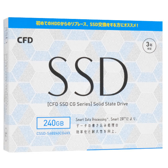 【新品】CFD　2.5インチ SSD　CSSD-S6B240CG4VX　240GB