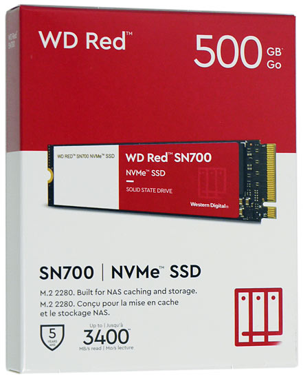 【新品】Western Digital製 SSD　WD Red SN700 NVMe WDS500G1R0C　500GB