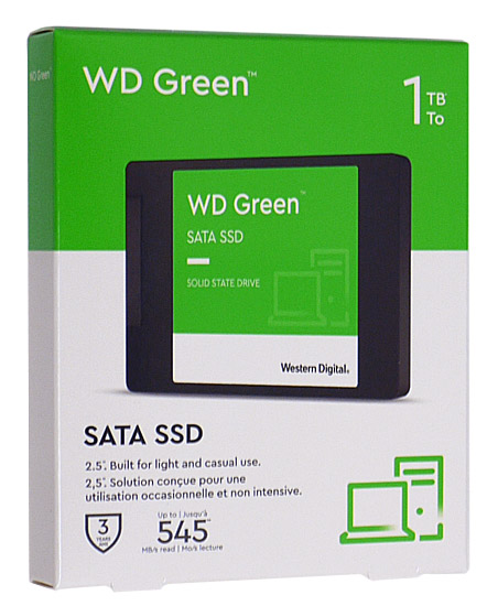 【新品】Western Digital製　WD Green WDS100T3G0A　1TB