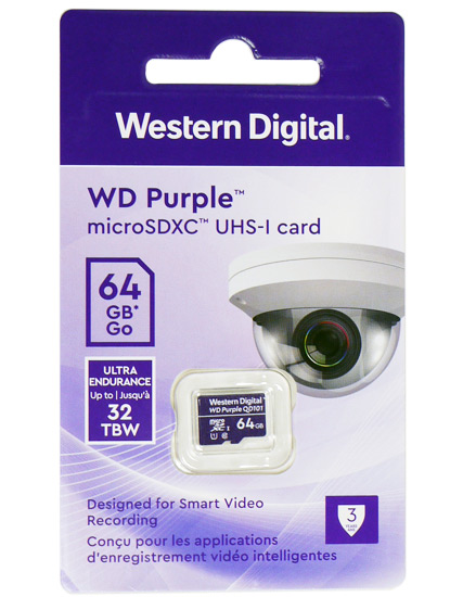 【新品】WESTERN DIGITAL　microSDXCメモリーカード　WDD064G1P0C　64GB