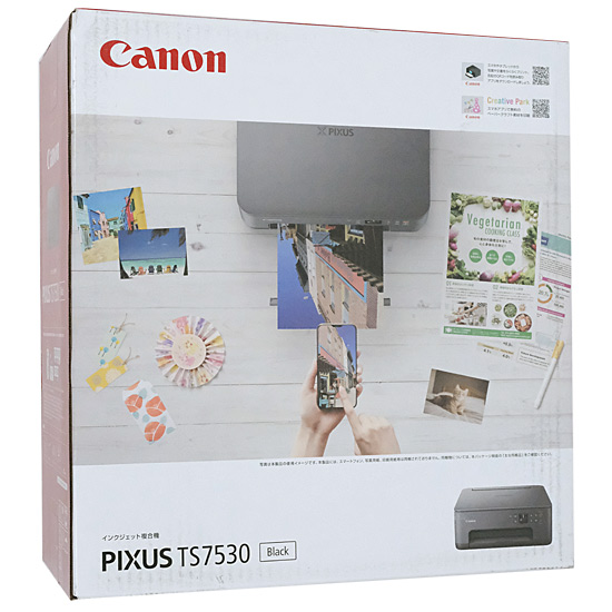 【新品】Canon製　インクジェット複合機　PIXUS TS7530　ブラック