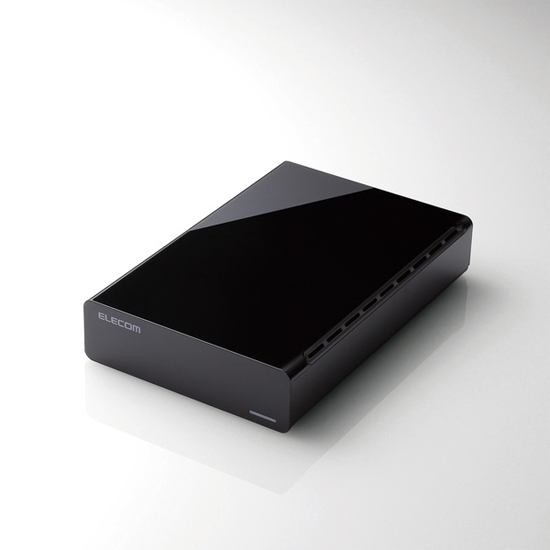【新品】ELECOM　USB3.0対応外付けハードディスク 4TB　ELD-CED040UBK