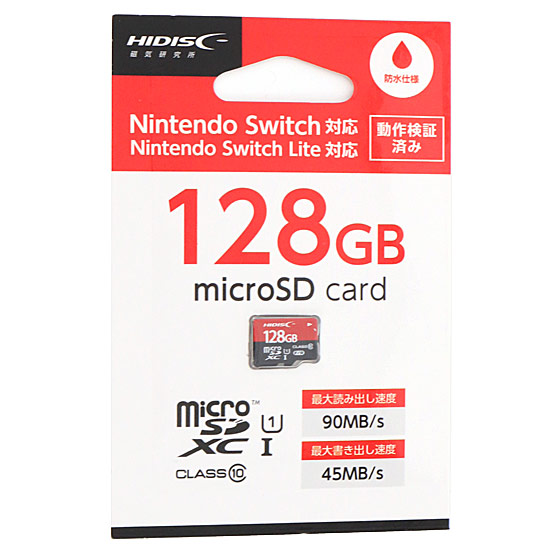 【新品】HI-DISC　microSDXCカード　HDMCSDX128GSW-WOA　128GB
