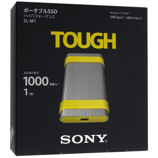 【新品】SONY　ポータブルSSD 1TB SL-M1　シルバー