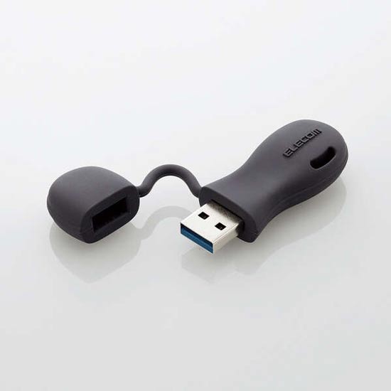 【新品】ELECOM　子ども向けUSB3.2(Gen1)メモリ MF-JRU3032GBK　32GB ブラック