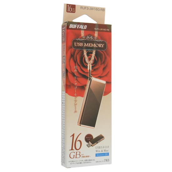 【新品】BUFFALO　USB3.0用 USBメモリー　RUF3-JW16G-RB　16GB　リッチブラウン