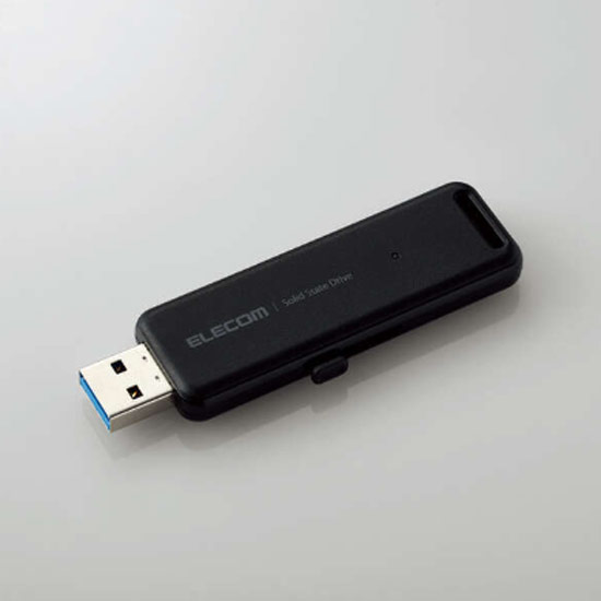 【新品】ELECOM　外付けポータブルSSD　ESD-EMC1000GBK　ブラック　1TB
