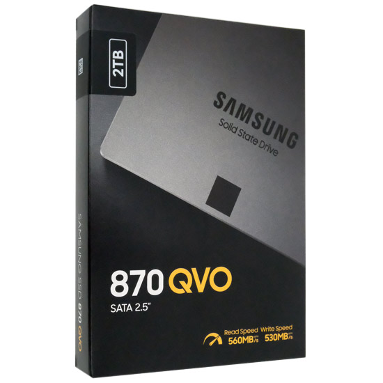 【新品】SAMSUNG　2.5インチ SSD　870 QVO MZ-77Q2T0B/EC　2TB