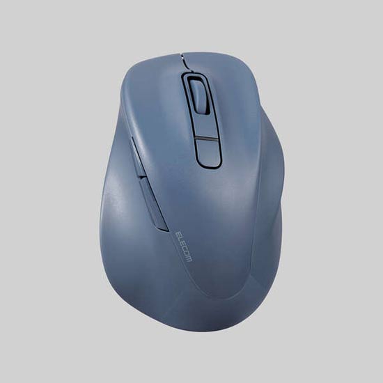 【新品】ELECOM製　ワイヤレスマウス EX-G M-XGL30BBSKBU　ブルー