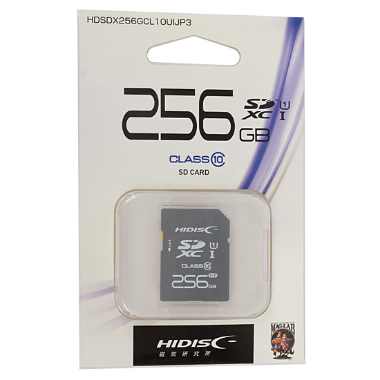 【新品】HI-DISC　SDXCメモリーカード　HDSDX256GCL10UIJP3　256GB