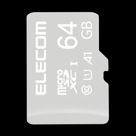 【新品】【新品訳あり(箱きず・やぶれ)】 ELECOM　microSDXCメモリーカード　MF-TM064GU11IKA　64GB