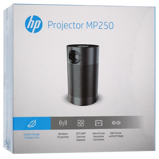 【新品】HP　モバイルプロジェクター　MP250　ブラック