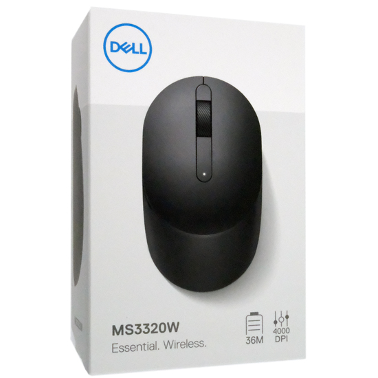 【新品】Dell　モバイルワイヤレスマウス　MS3320W　ブラック