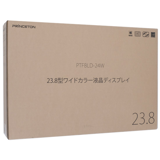 【新品】Princeton製　23.8型 ワイドカラー液晶ディスプレイ　PTFBLD-24W　ブラック