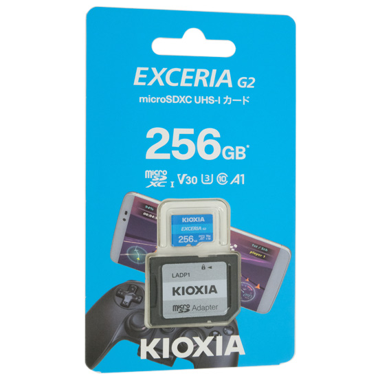 【新品】キオクシア　microSDXCメモリーカード EXCERIA G2　KMU-B256G　256GB　ライトブルー