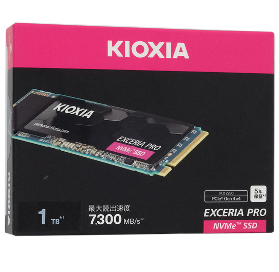 【新品】キオクシア　EXCERIA PRO SSD-CK1.0N4P/N