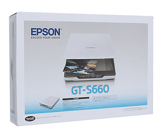 【新品】EPSON製　A4フラットベッド スキャナー フォト・グラフィック　GT-S660