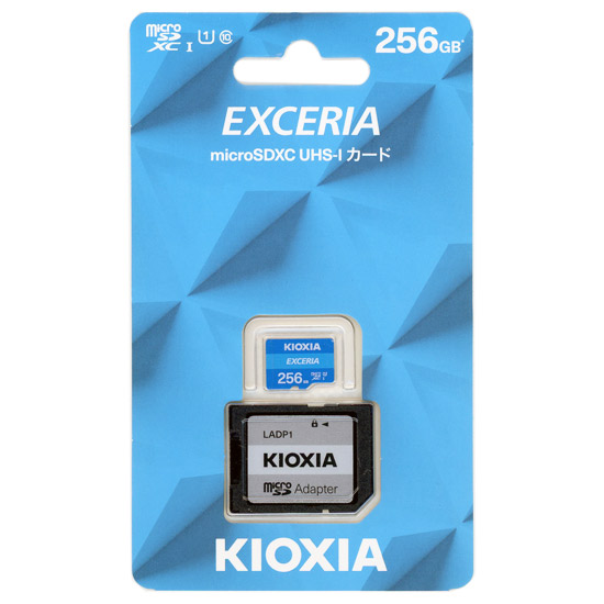 【新品】【新品訳あり(箱きず・やぶれ)】 キオクシア　microSDXCメモリーカード EXCERIA　KCB-MC256GA　256GB