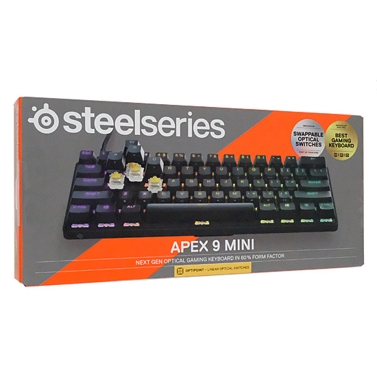 【新品】SteelSeries　ゲーミングキーボード Apex 9 Mini JP　64830J