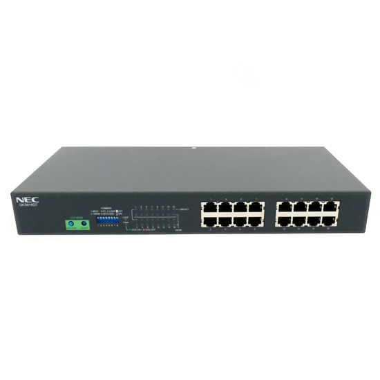 【新品】【新品(開封のみ)】 NEC　レイヤ2ノンインテリジェントスイッチ B02014-00622　QX-S616GT