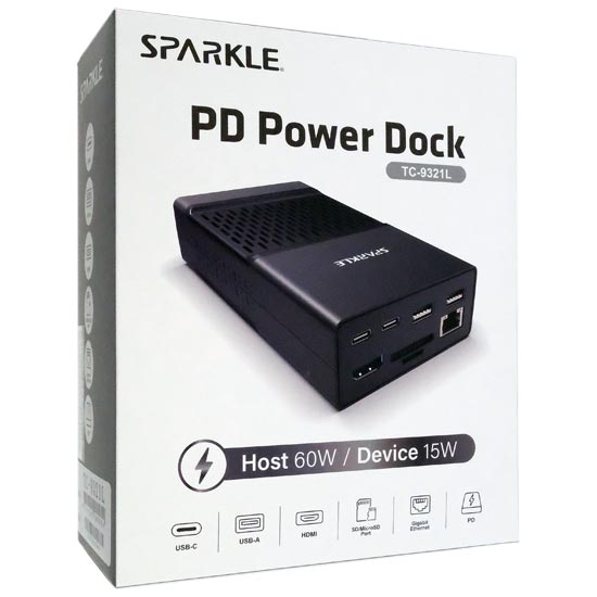 【新品】SPARKLE　8-in-1 AC内蔵ドッキングステーション Power Dock TC-9321L