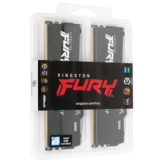 【新品】Kingston製　KF556C40BBAK2-64　DDR5 PC5-44800 32GB 2枚組